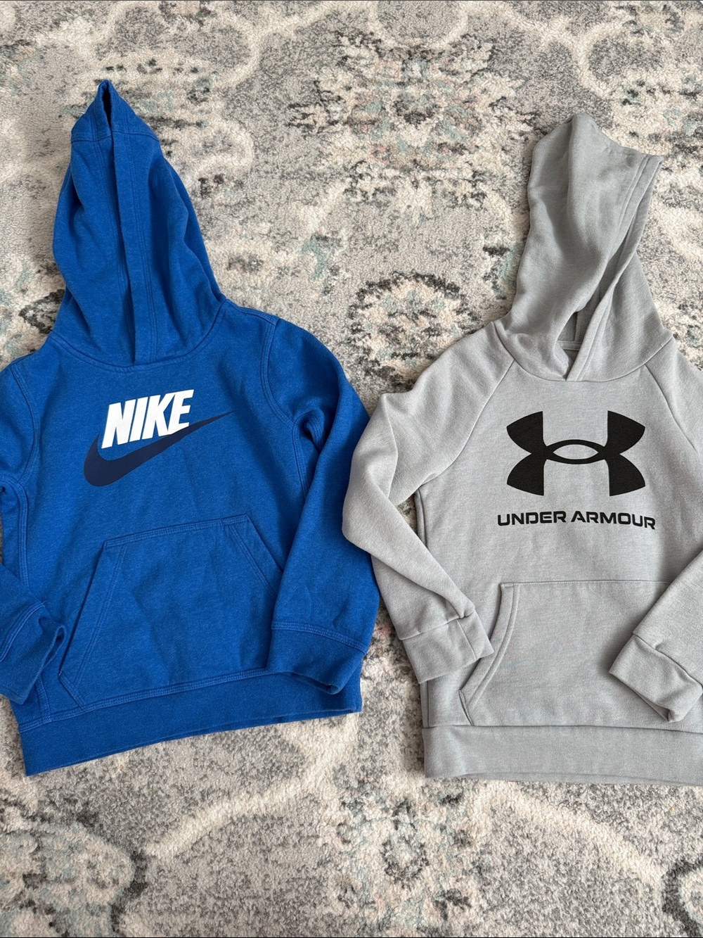 Bundle of Boys Hoodies Nike and Under Armour Youth XS